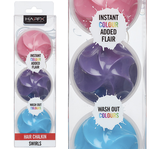 СЕРИЯ SWIRL COLOR - TRIO PACK - HAIRFX LONDON